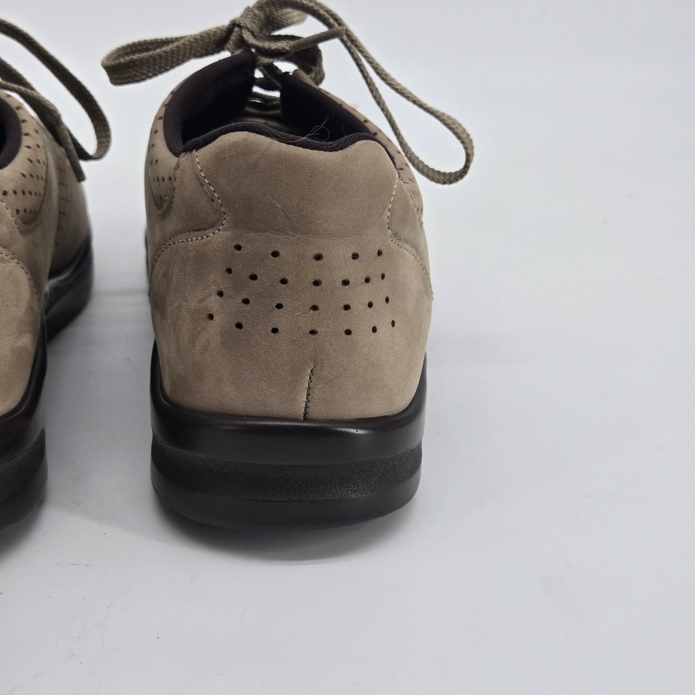 SAS Walk Easy Taupe Gray Nubuck Orthopedic Comfort Walking Shoe 8 W Wide - Picture 13 of 13